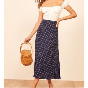 Reformation Bea midi skirt
